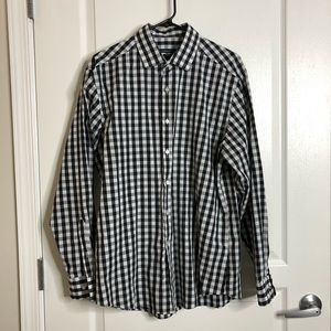 Van Heusen Gingham Slim Fit Dress Shirt
